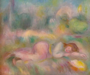 Girl Lying in the Grass, c. 1890