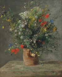 Flowers in a Vase, c. 1866