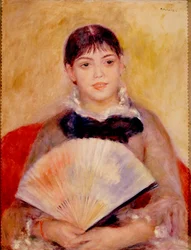 Girl with a Fan