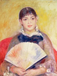 Girl with a Fan