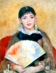 Girl with a Fan