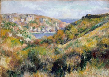 Hills around the Bay of Moulin Huet, Guernsey