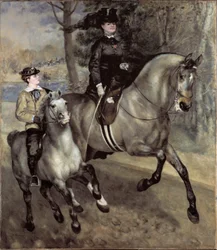 Horsemen at the Bois de Boulogne, Painting by Pierre-Auguste Renoir
