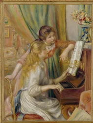 Young Girls at the Piano