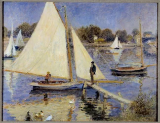 The Seine at Argenteuil by Pierre Auguste Renoir (1841-1919) 1874 Portland, Art Museum