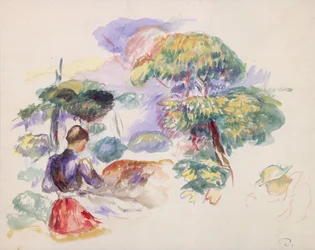 Landscape with a Girl, ca. 1890