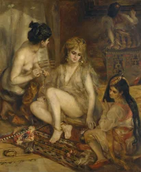 Parisiennes in Algerian Costume Harem