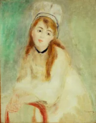 Portrait of a Young Woman. Symphony in White
