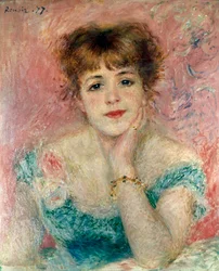 Portrait of the Actress Jeanne Samary, 1877