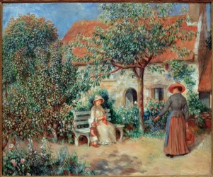 Garden Scene in Brittany