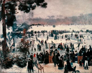 Skaters at the Bois de Boulogne in Paris