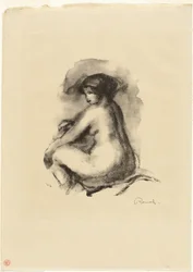 Study of Seated Nude Woman