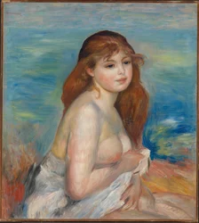 The Blonde Bather, c. 1887