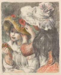 The Hat Pinned with Flowers Le Chapeau Épinglé, 1898