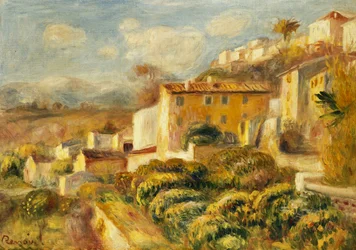 View of the Post Office, Cagnes