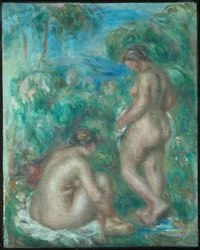Woman Bathing