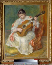 Woman Playing Guitar