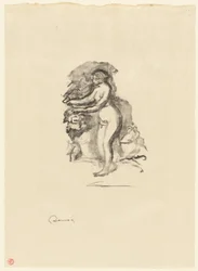 Woman with Grapevine