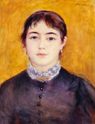 Young Woman in Blue