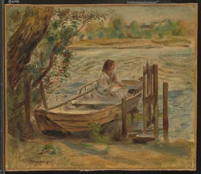 Young Woman in a Boat