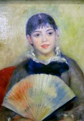 Young Woman with a Fan