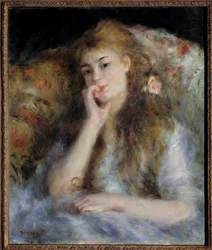 Young woman seated or “The Thought”, 1876, private collection