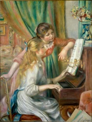 Young Girls at the Piano