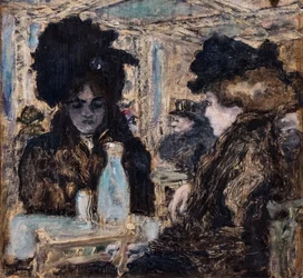At the Café, ca. 1894