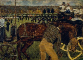 At the Racecourse or Races at Longchamp