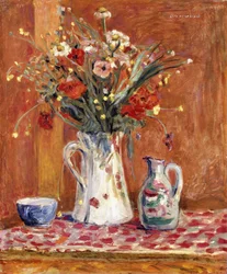 Flowers with Pottery