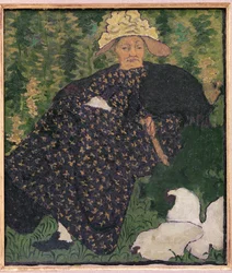 Grandmother with Chickens, 1890