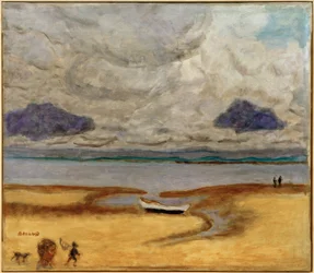 The Beach at Low Tide (Low Tide at Arcachon)