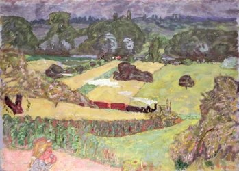 Landscape with Freight Train, 1909