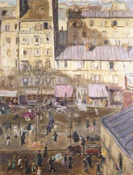Le Boulevard Exterieur: Boulevard de Clichy et Angle de la rue de Douai, c.1904