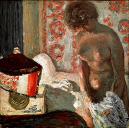 Nude by the lamp