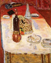 Still Life with Bottle of Red Wine