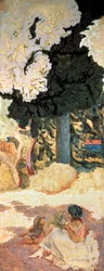 The Mediterranean Sea, Triptych, Right Side Panel