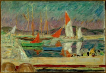 Sailboats in the Port of Saint-Tropez