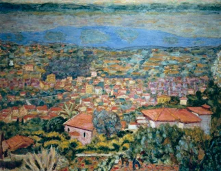 View of Le Cannet, Roofs (Alpes Maritimes, Provence-Alpes-Cote d