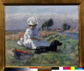 Woman with Dog
