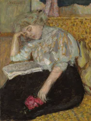 Woman with Rose