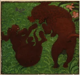 Two Playing Dogs