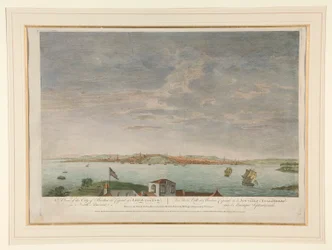 A View of the City of Boston the Capitol of New England, in North America