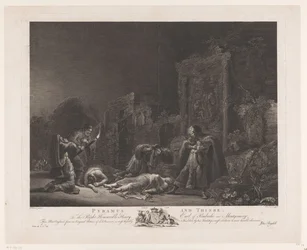 Pyramus and Thisbe (series title: The Most Capital Paintings in England)