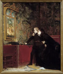 The Duke of Guise (1550-1588) swears to avenge his murdered father. Anne d