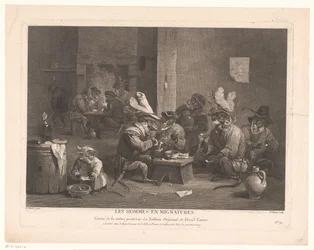Smoking and Drinking Monkeys in a Tavern