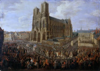Cavalcade of Louis XV after his coronation