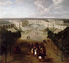 View of the Grand Trianon from the Avenue