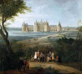 View of the Château de Chambord, from the Park