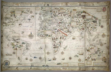 World Map (Planisphere) (Add MS 24065)